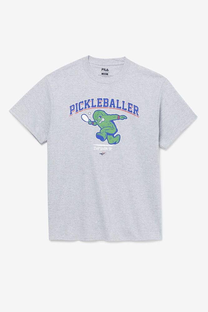 Fila T Skjorte Herre Grå Pickleballer 094156-VIE